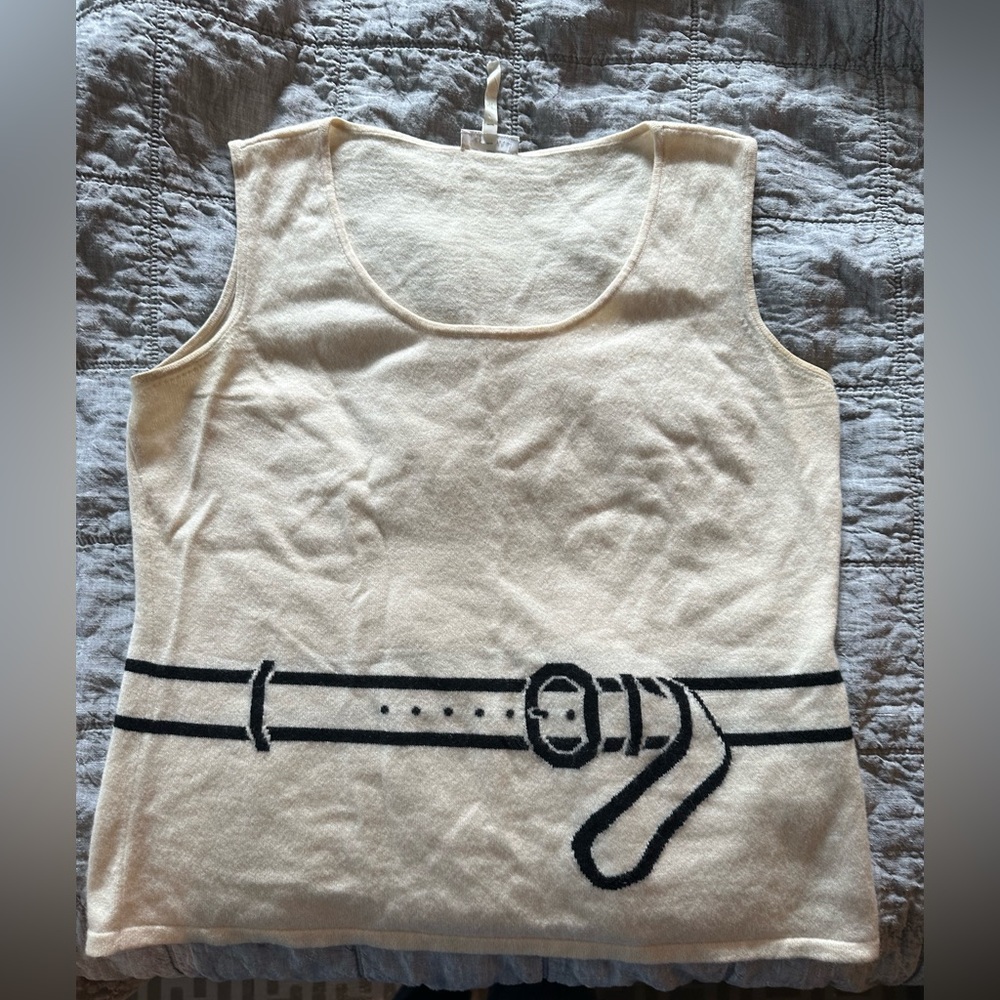 Escada cashmere top, vintage